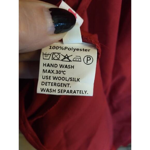 Marthea Dress Red Corset Back Sz XL Halloween Sexy Devil Witch Vampire - Picture 10 of 11